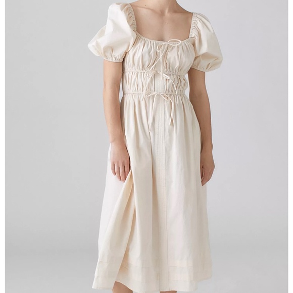 En Saison Cream Maxi Dress - Picture 1 of 6